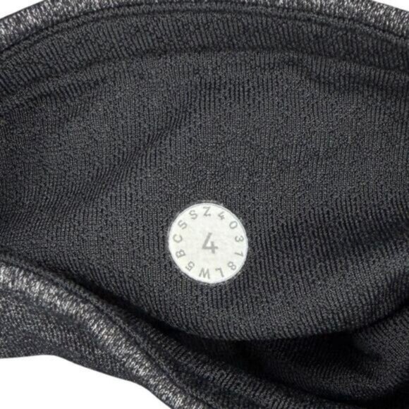 Lululemon Get Going Train Tight 28" In Heathered Black Flamenco Red Size 4 - Picture 8 of 8